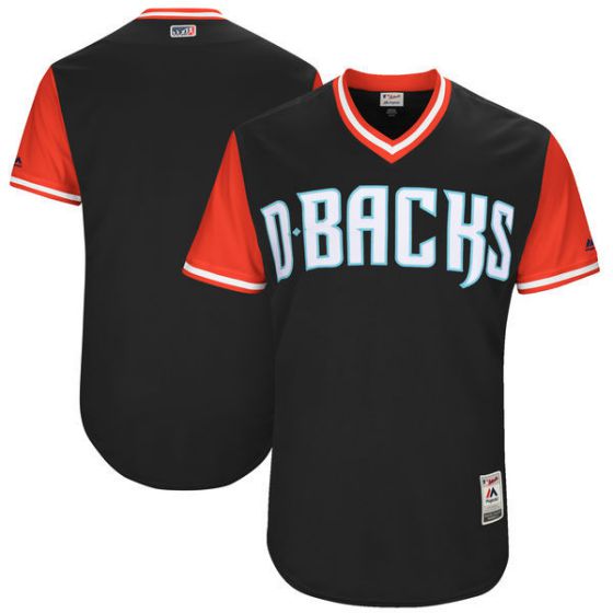 Men Arizona Diamondbacks Blank Black New Rush Limited MLB Jerseys->oakland athletics->MLB Jersey